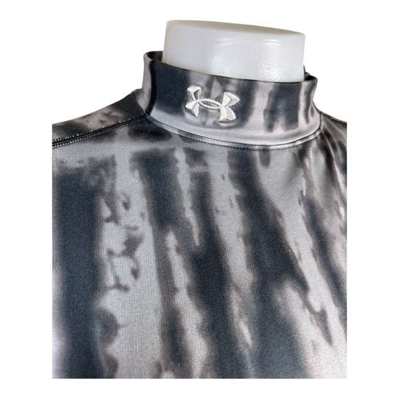 Under Armour Women's Size M Fitted Coupe Ajustee Coldgear Activewear Top gray - Picture 4 of 10